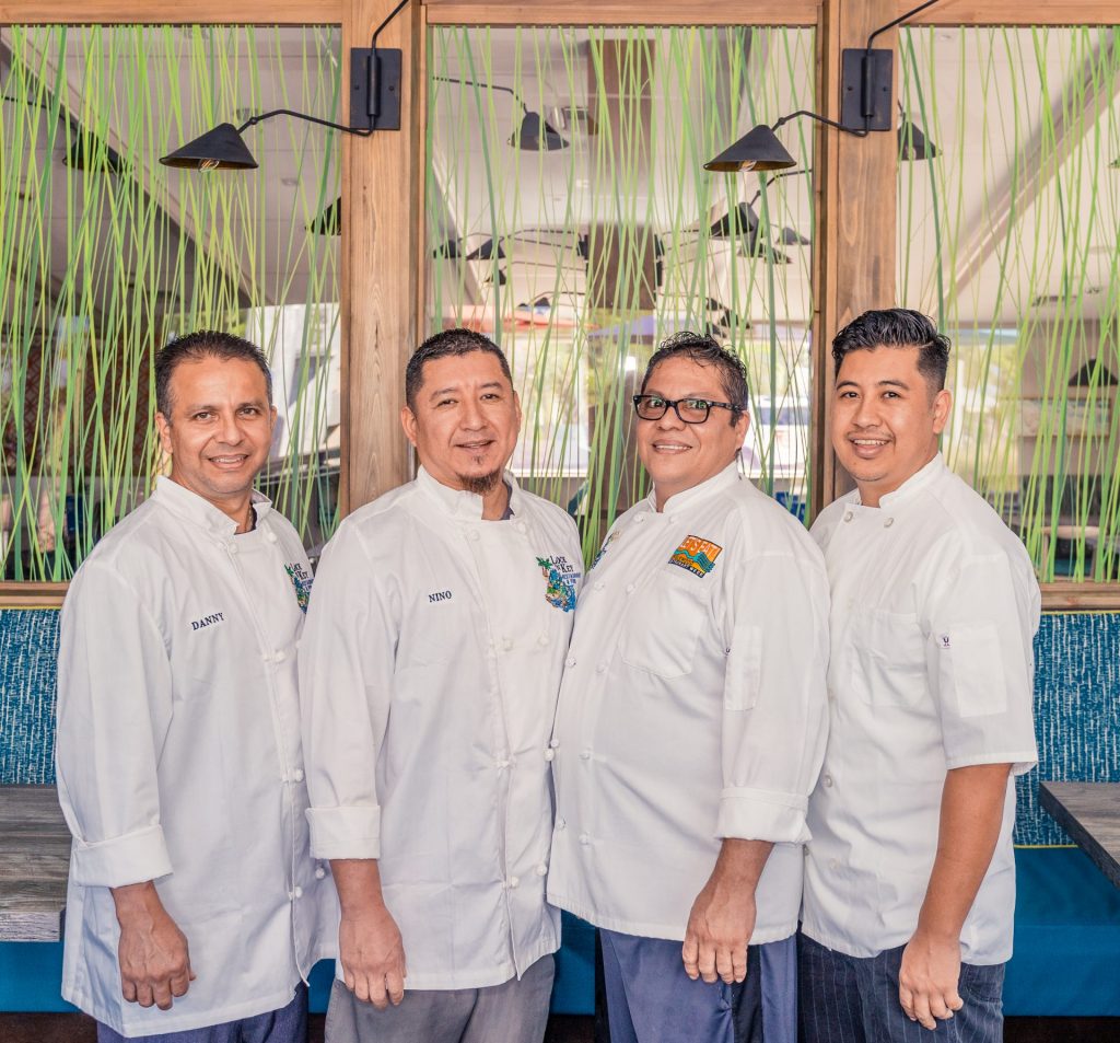 four chefs
